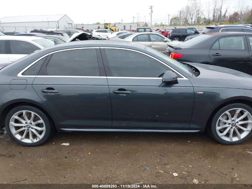 2019 Audi A4 45 Premium VIN: WAUENAF4XKN002588 Lot: 40889293