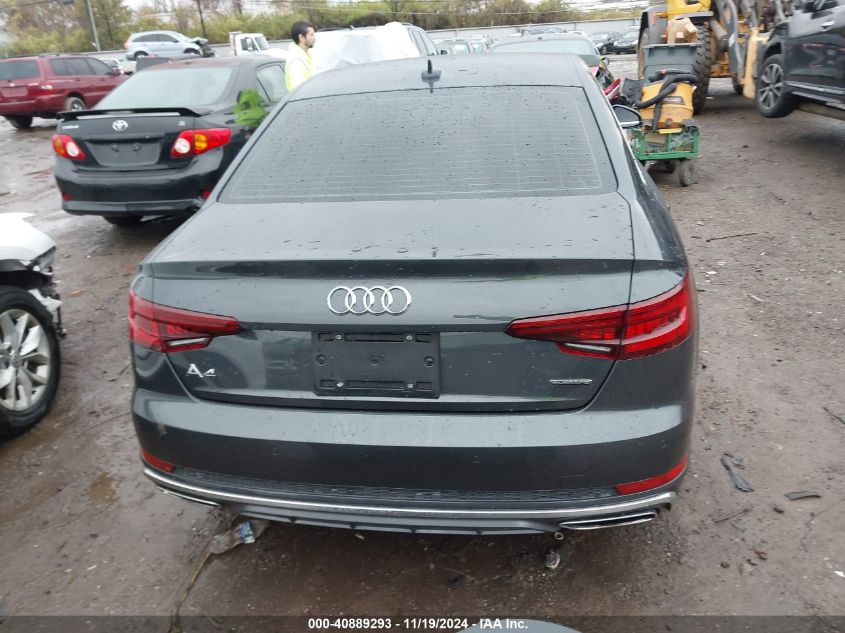 2019 Audi A4 45 Premium VIN: WAUENAF4XKN002588 Lot: 40889293