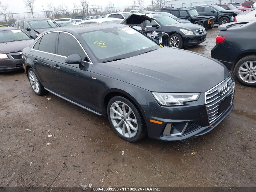 VIN WAUENAF4XKN002588 2019 Audi A4, 45 Premium no.1