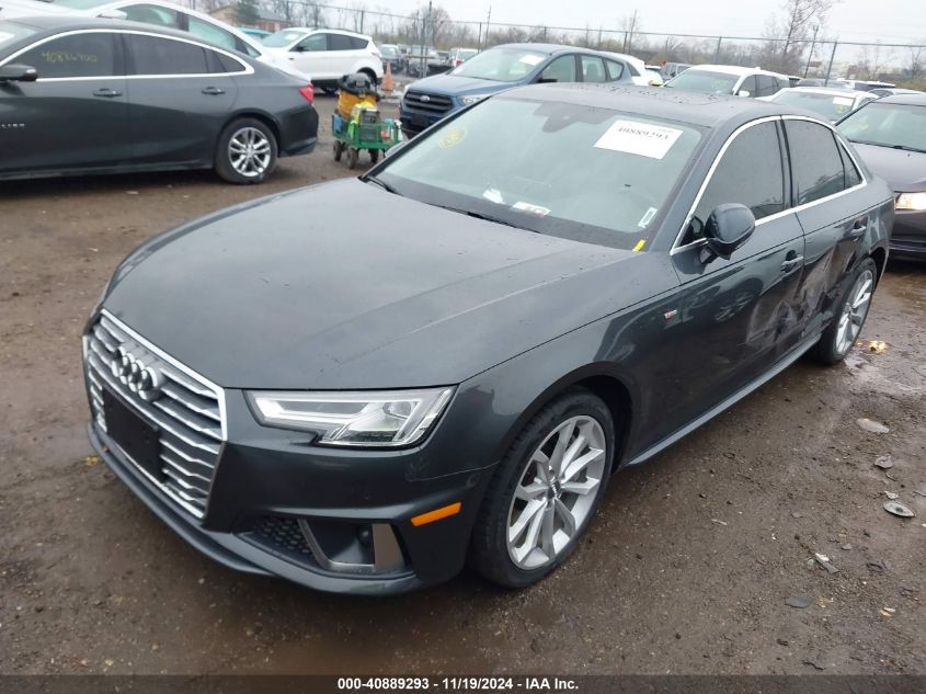 VIN WAUENAF4XKN002588 2019 Audi A4, 45 Premium no.2