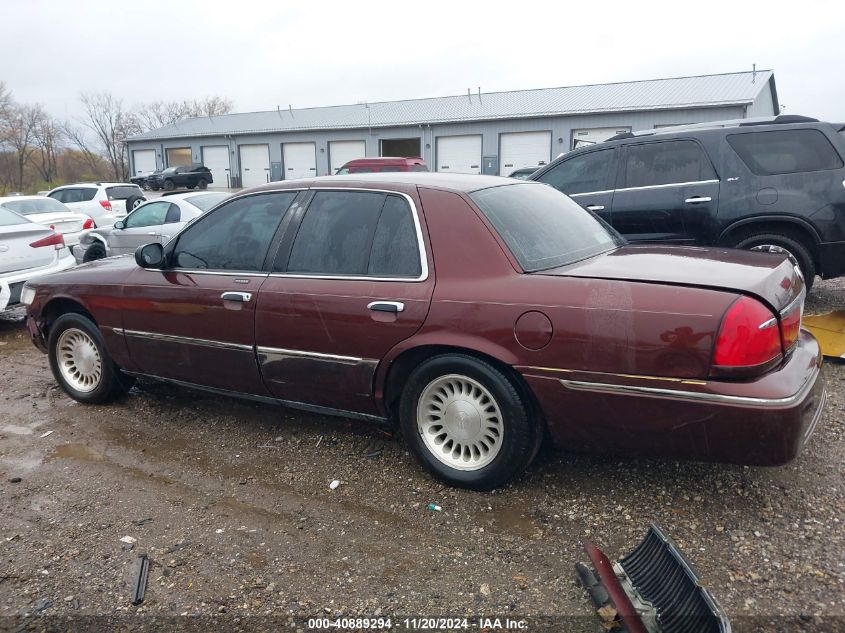 2000 Mercury Grand Marquis Ls VIN: 2MEFM75W5YX724461 Lot: 40889294