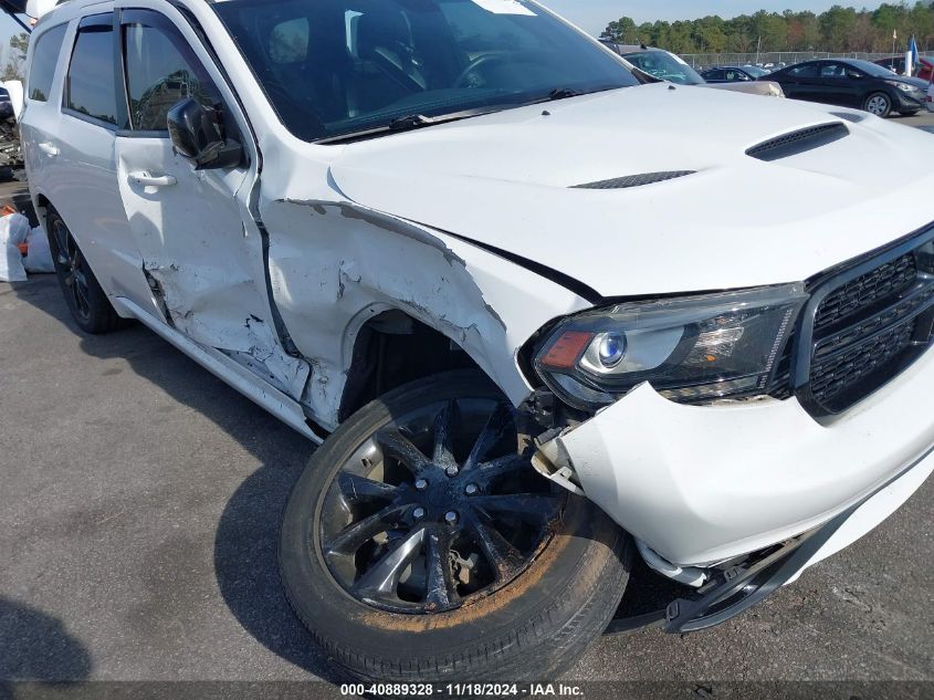 2018 Dodge Durango Gt VIN: 1C4RDHDG0JC323644 Lot: 40889328