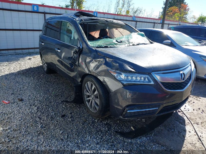 2015 Acura Mdx Technology Package VIN: 5FRYD3H40FB001531 Lot: 40889371