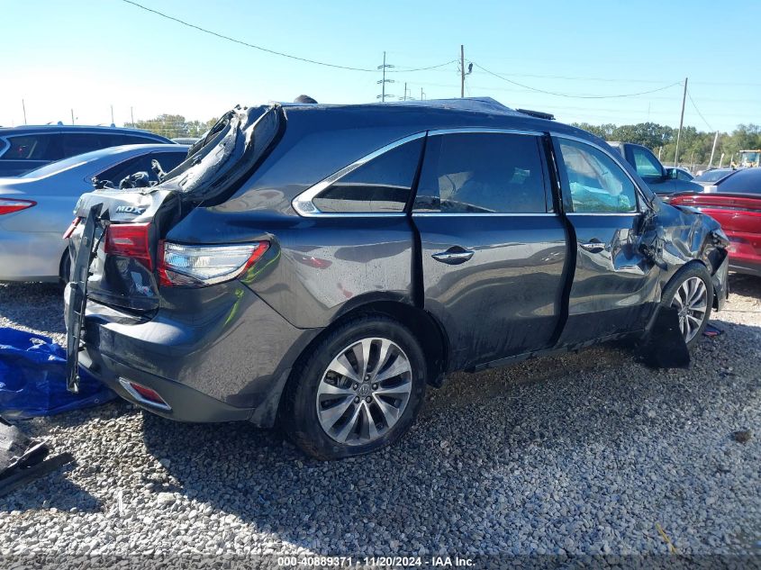 2015 Acura Mdx Technology Package VIN: 5FRYD3H40FB001531 Lot: 40889371