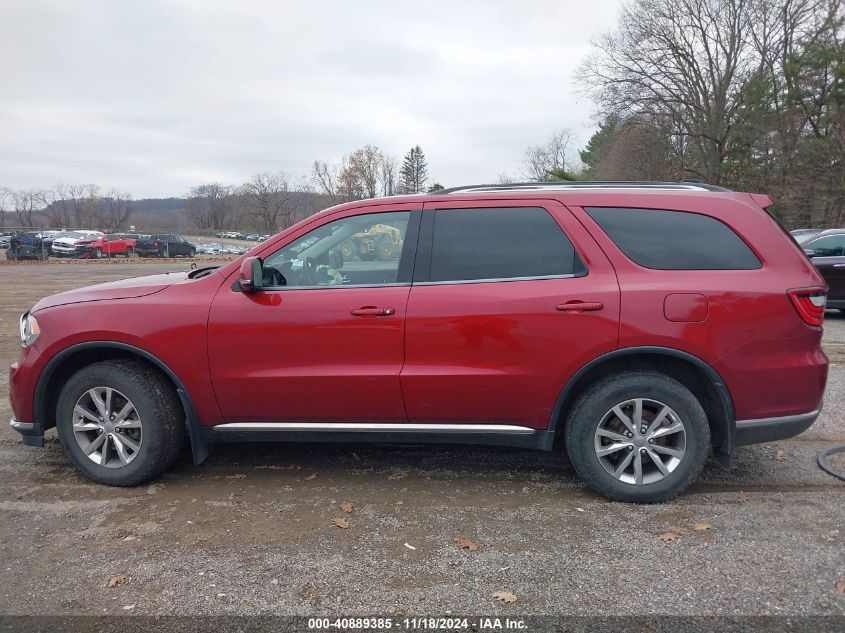 2014 Dodge Durango Limited VIN: 1C4RDJDG8EC552358 Lot: 40889385