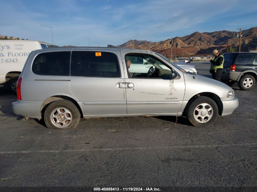 2000 Nissan Quest Se/Gle/Gxe VIN: 4N2XN11T1YD840515 Lot: 40889413