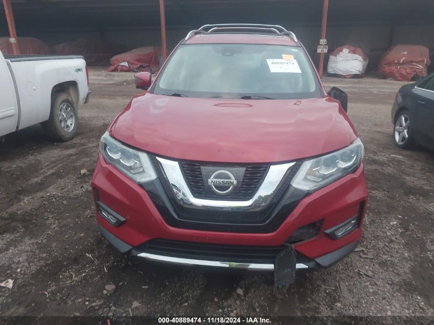 2017 Nissan Rogue Sl VIN: 5N1AT2MTXHC760700 Lot: 40889474