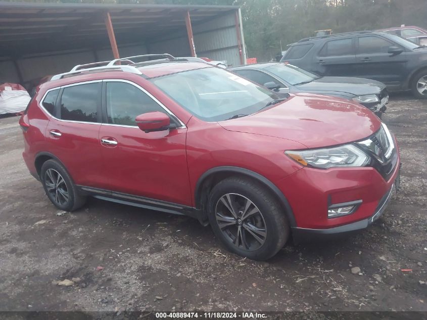 2017 Nissan Rogue Sl VIN: 5N1AT2MTXHC760700 Lot: 40889474