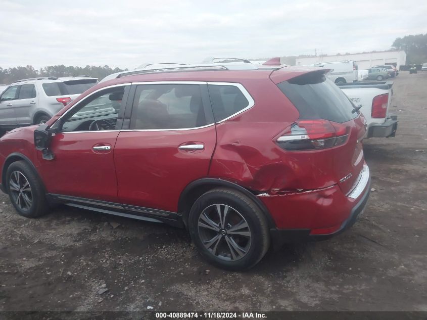 2017 Nissan Rogue Sl VIN: 5N1AT2MTXHC760700 Lot: 40889474