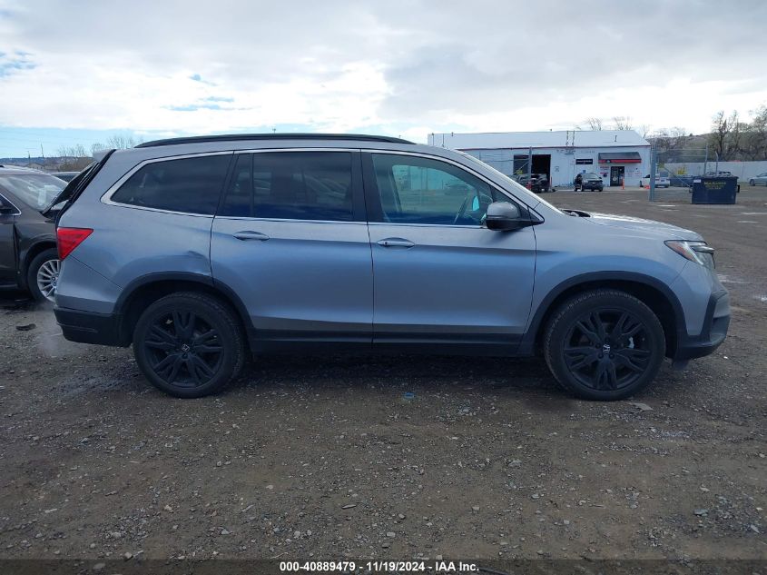 2022 Honda Pilot 2Wd Special Edition VIN: 5FNYF5H25NB037400 Lot: 40889479