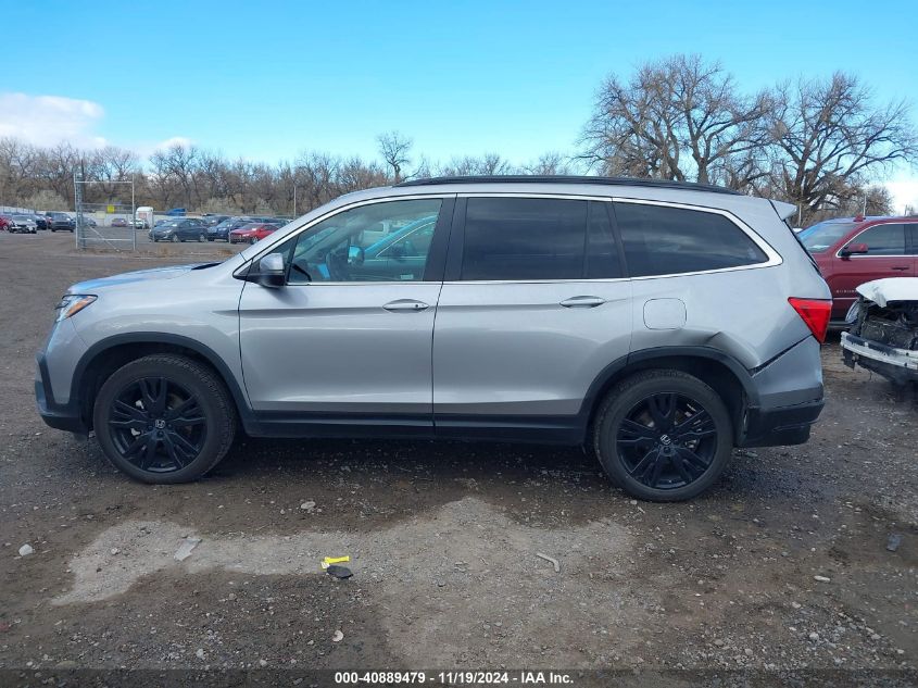 2022 Honda Pilot 2Wd Special Edition VIN: 5FNYF5H25NB037400 Lot: 40889479