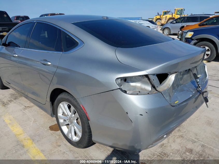 2015 Chrysler 200 Limited VIN: 1C3CCCAB7FN658145 Lot: 40889496