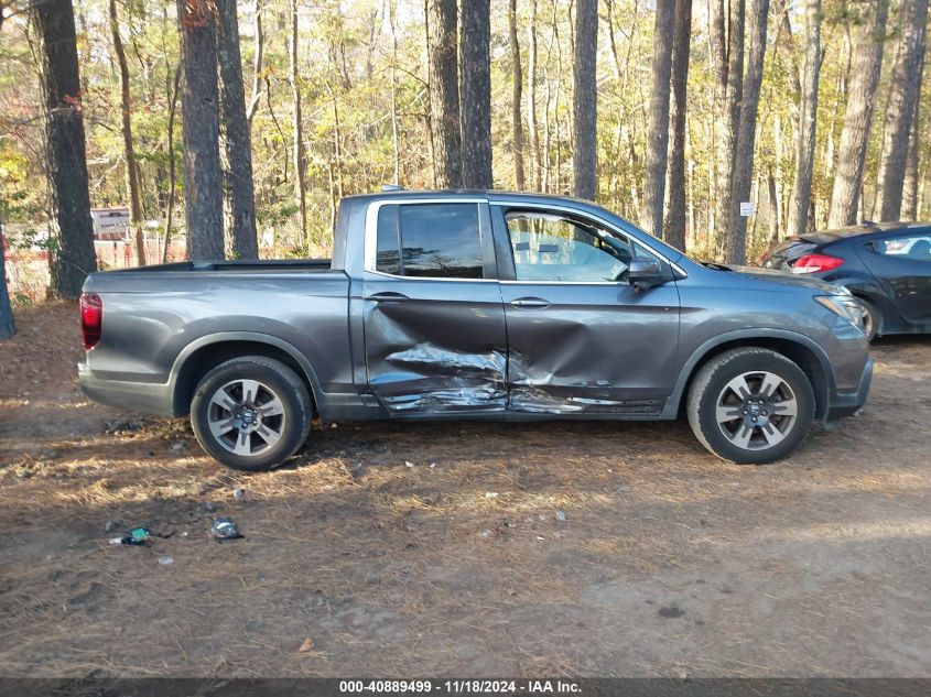 2017 Honda Ridgeline Rtl-T VIN: 5FPYK2F60HB008382 Lot: 40889499