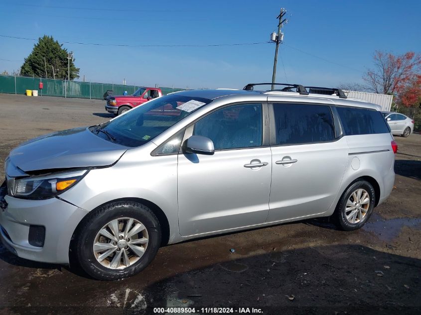 2017 Kia Sedona Lx VIN: KNDMB5C11H6305089 Lot: 40889504