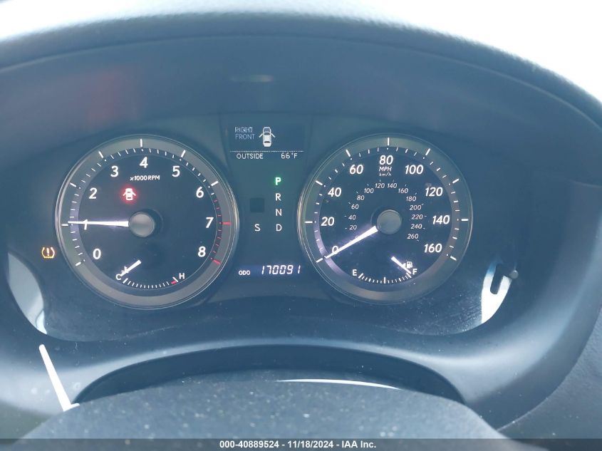 2012 LEXUS ES 350 VIN: JTHBK1EG5C2474161