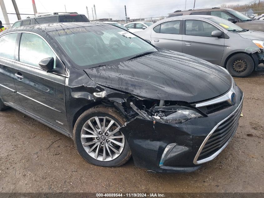 2016 Toyota Avalon Hybrid Limited VIN: 4T1BD1EB9GU054134 Lot: 40889544