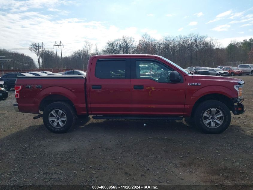 2018 Ford F-150 Xlt VIN: 1FTEW1EB4JKF65393 Lot: 40889565