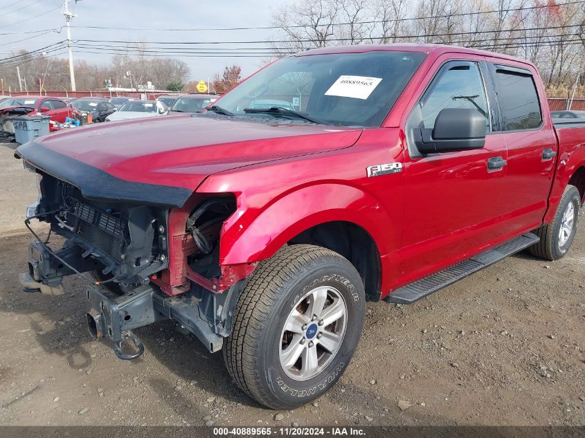 2018 Ford F-150 Xlt VIN: 1FTEW1EB4JKF65393 Lot: 40889565