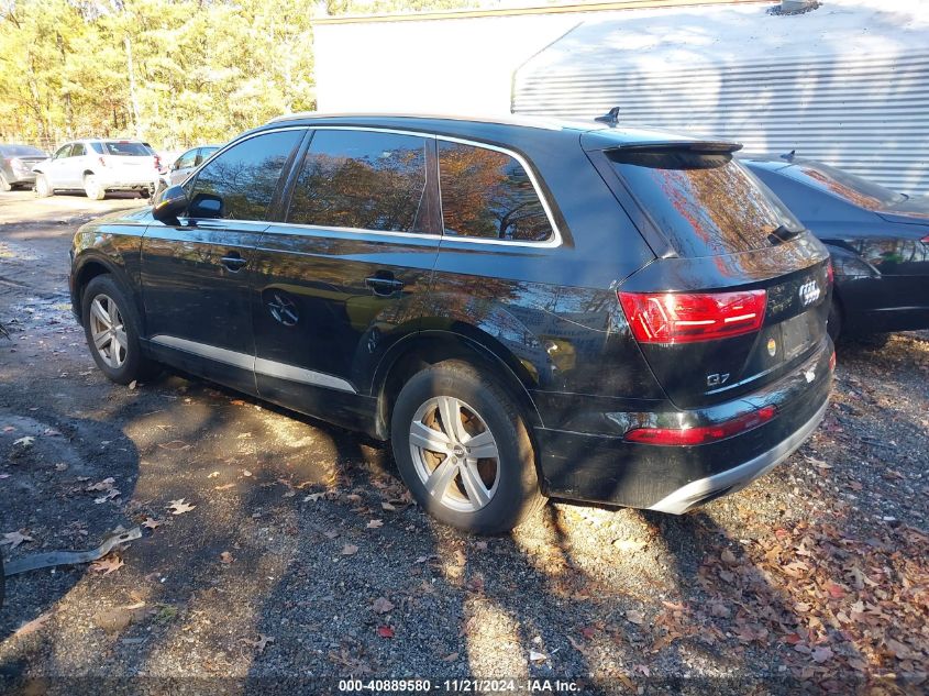 2017 Audi Q7 2.0T Premium VIN: WA1AHAF71HD039489 Lot: 40889580