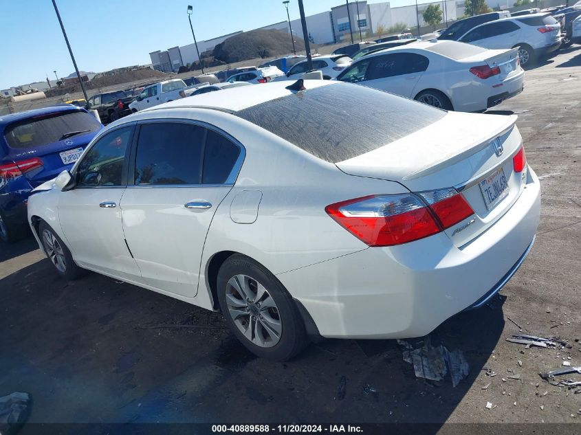 2014 Honda Accord Lx VIN: 1HGCR2F39EA106496 Lot: 40889588