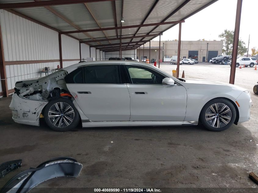 2024 BMW I7 Edrive50 VIN: WBY43EJ04RCR65779 Lot: 40889590