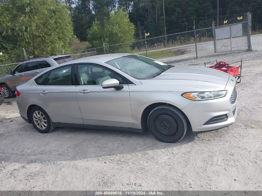 2015 Ford Fusion S VIN: 1FA6P0G77F5110232 Lot: 40889615