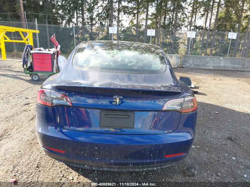 2023 Tesla Model 3 Rear-Wheel Drive VIN: 5YJ3E1EA2PF648957 Lot: 40889621