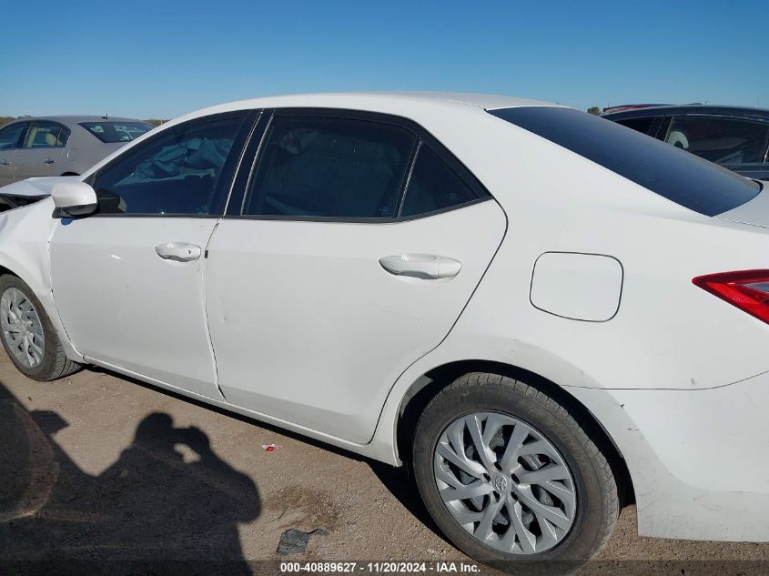 2019 Toyota Corolla Le VIN: 5YFBURHE7KP875277 Lot: 40889627