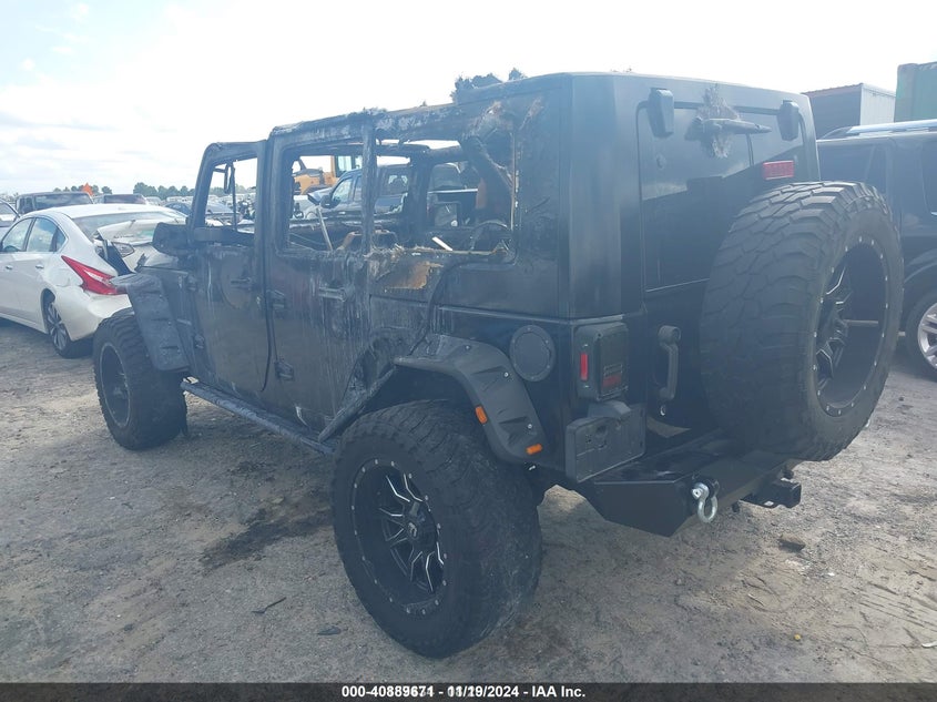 2008 Jeep Wrangler Unlimited Rubicon black cabrio gasoline 1J4GA69138L597594 photo #4