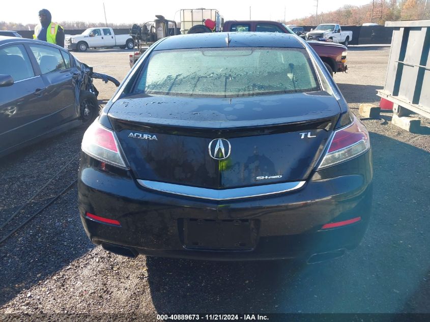 2012 Acura Tl 3.7 VIN: 19UUA9F51CA001499 Lot: 40889673