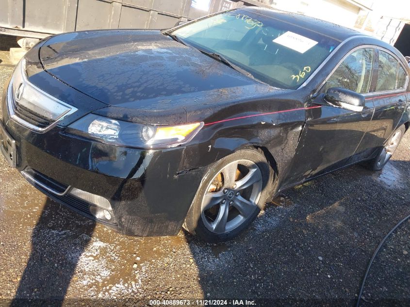 2012 Acura Tl 3.7 VIN: 19UUA9F51CA001499 Lot: 40889673