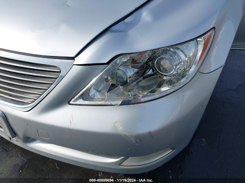 2007 Lexus Ls 460 VIN: JTHBL46F375050941 Lot: 40889694