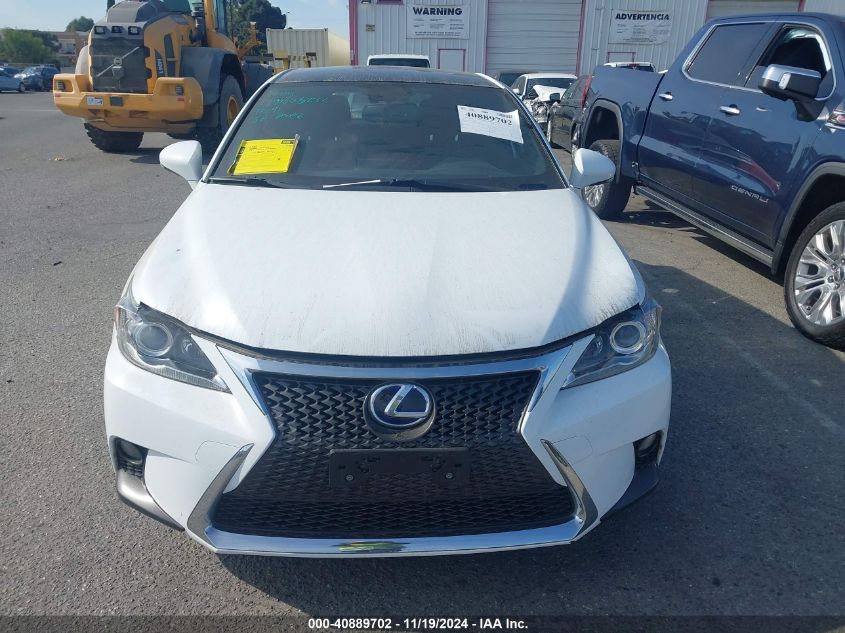 2016 Lexus Ct 200H VIN: JTHKD5BH4G2260699 Lot: 40889702