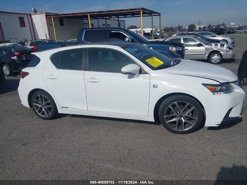 2016 Lexus Ct 200H VIN: JTHKD5BH4G2260699 Lot: 40889702