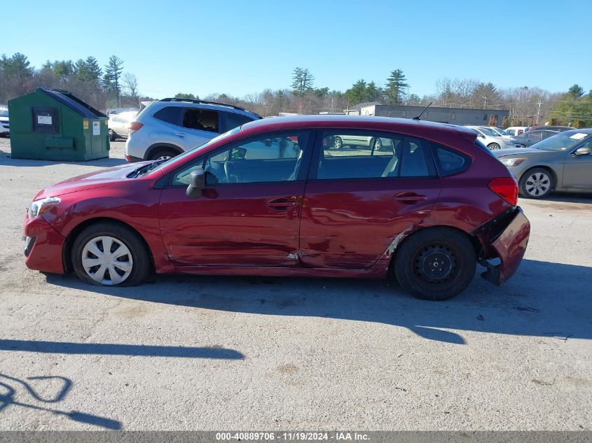 2015 Subaru Impreza 2.0I VIN: JF1GPAA67F9225870 Lot: 40889706