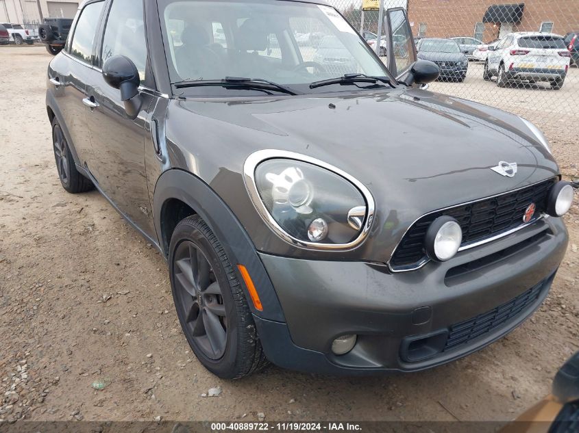 2013 Mini Countryman Cooper S VIN: WMWZC5C57DWM15500 Lot: 40889722