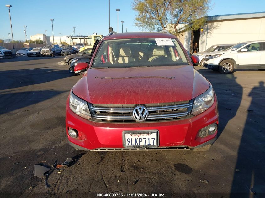 2014 Volkswagen Tiguan Sel VIN: WVGBV3AX0EW025424 Lot: 40889735