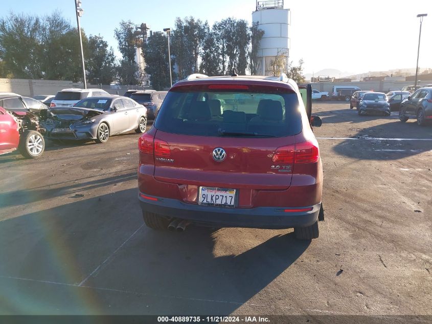 2014 Volkswagen Tiguan Sel VIN: WVGBV3AX0EW025424 Lot: 40889735