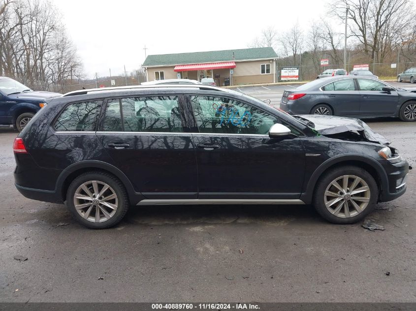 2018 Volkswagen Golf Alltrack Tsi S/Tsi Se VIN: 3VWM17AU6JM759885 Lot: 40889760