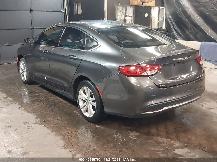 2015 Chrysler 200 Limited VIN: 1C3CCCAB2FN598839 Lot: 40889762