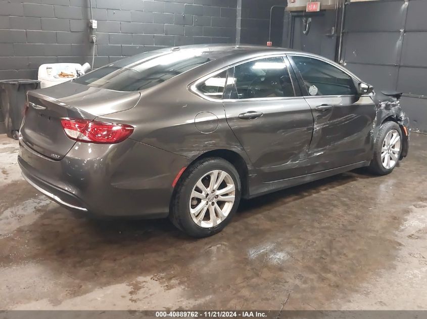 2015 Chrysler 200 Limited VIN: 1C3CCCAB2FN598839 Lot: 40889762