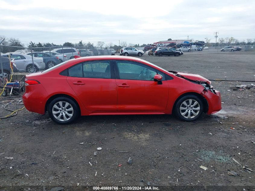 2020 Toyota Corolla Le VIN: 5YFEPRAE2LP049730 Lot: 40889766