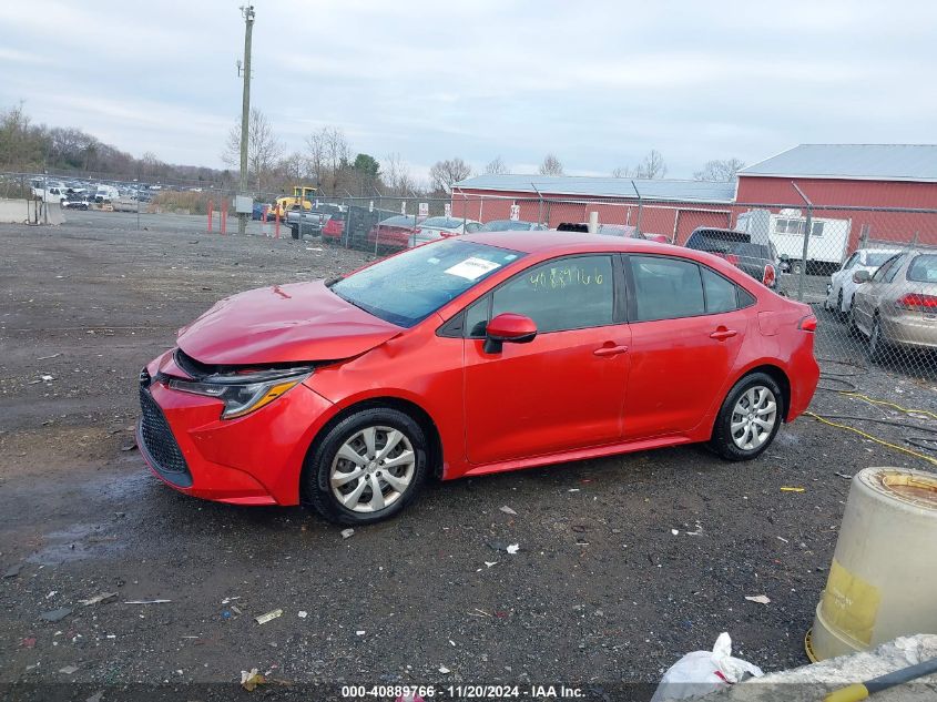 2020 Toyota Corolla Le VIN: 5YFEPRAE2LP049730 Lot: 40889766