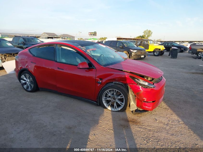 2023 Tesla Model Y Awd/Long Range Dual Motor All-Wheel Drive VIN: 7SAYGDEE0PA030735 Lot: 40889767