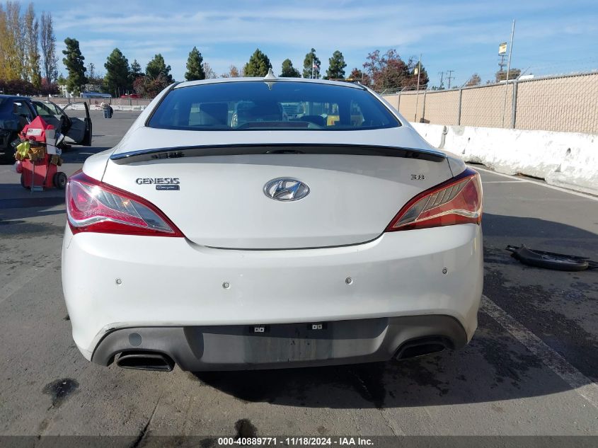 2013 Hyundai Genesis 3.8 Grand Touring VIN: KMHHU6KJ9DU109230 Lot: 40889771