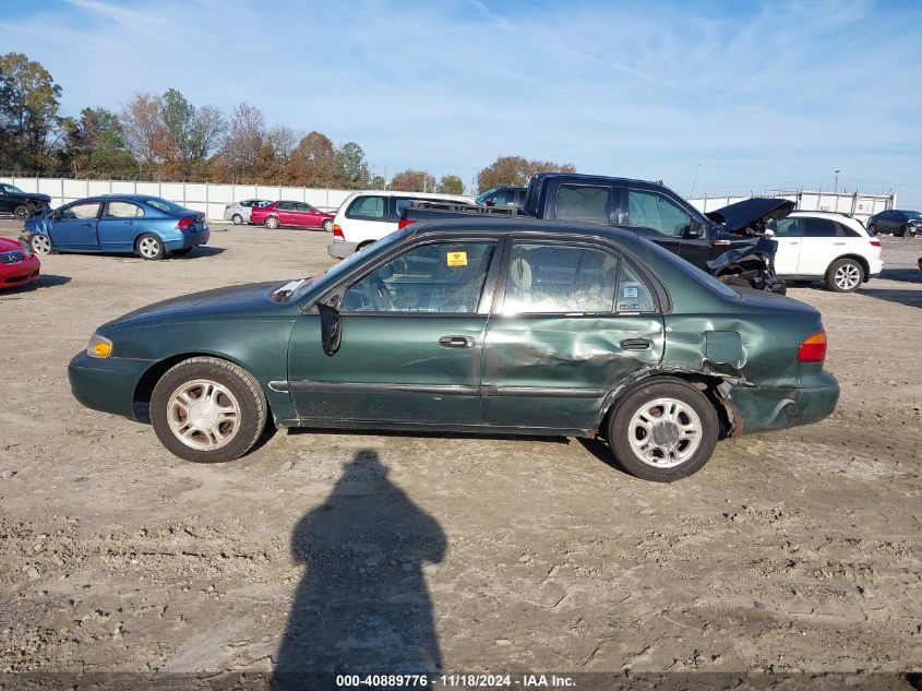 2001 Chevrolet Prizm Lsi VIN: 1Y1SK54801Z424030 Lot: 40889776