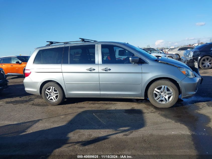 2007 Honda Odyssey Ex-L VIN: 5FNRL38667B014375 Lot: 40889825