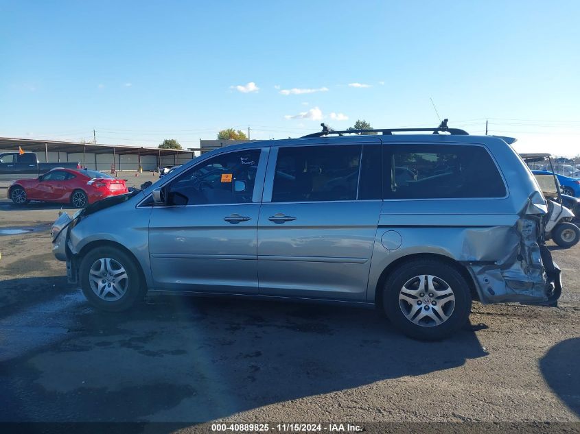 2007 Honda Odyssey Ex-L VIN: 5FNRL38667B014375 Lot: 40889825