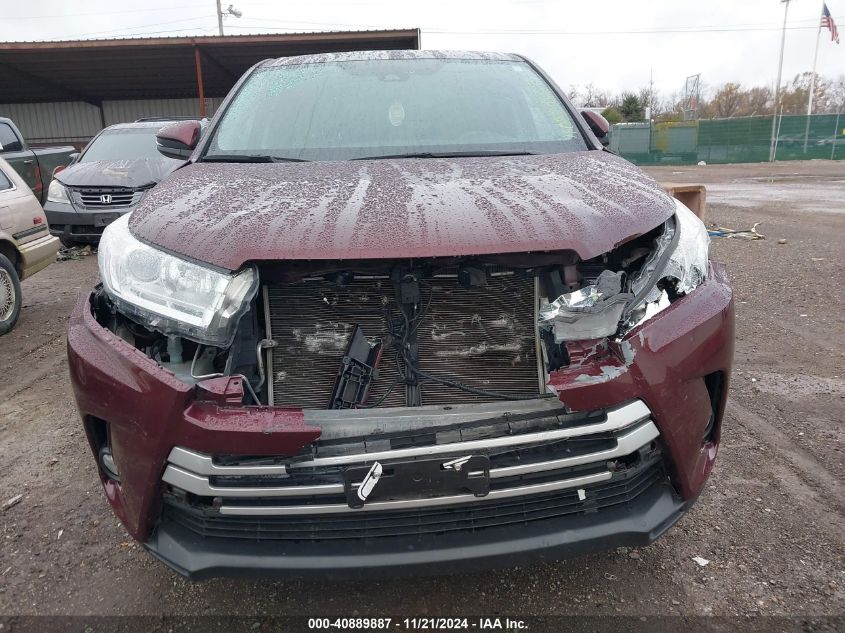 2019 Toyota Highlander Le Plus VIN: 5TDBZRFH7KS724686 Lot: 40889887