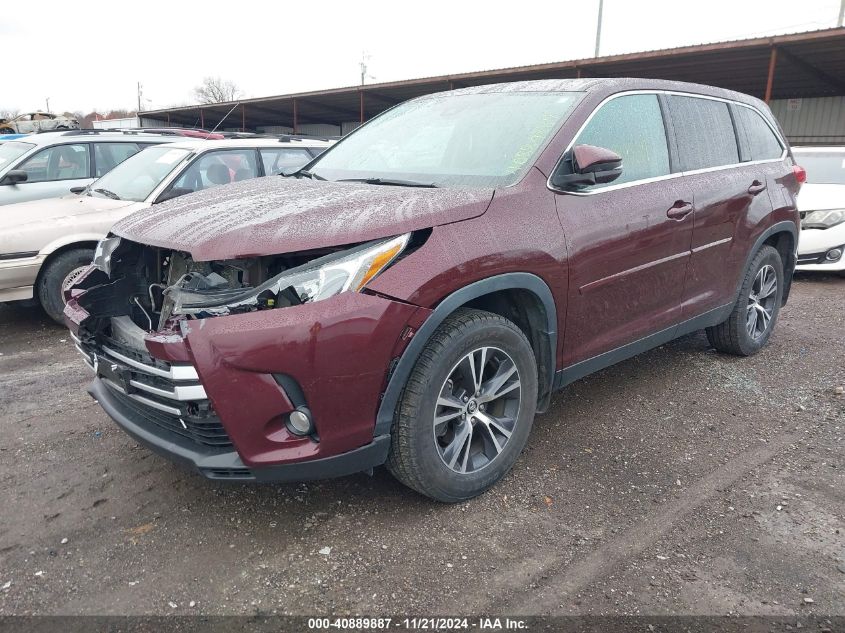 2019 Toyota Highlander Le Plus VIN: 5TDBZRFH7KS724686 Lot: 40889887